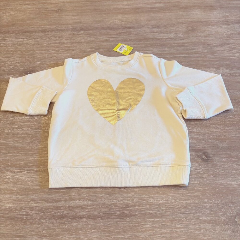 Primary Girls Heart Sweatshirt